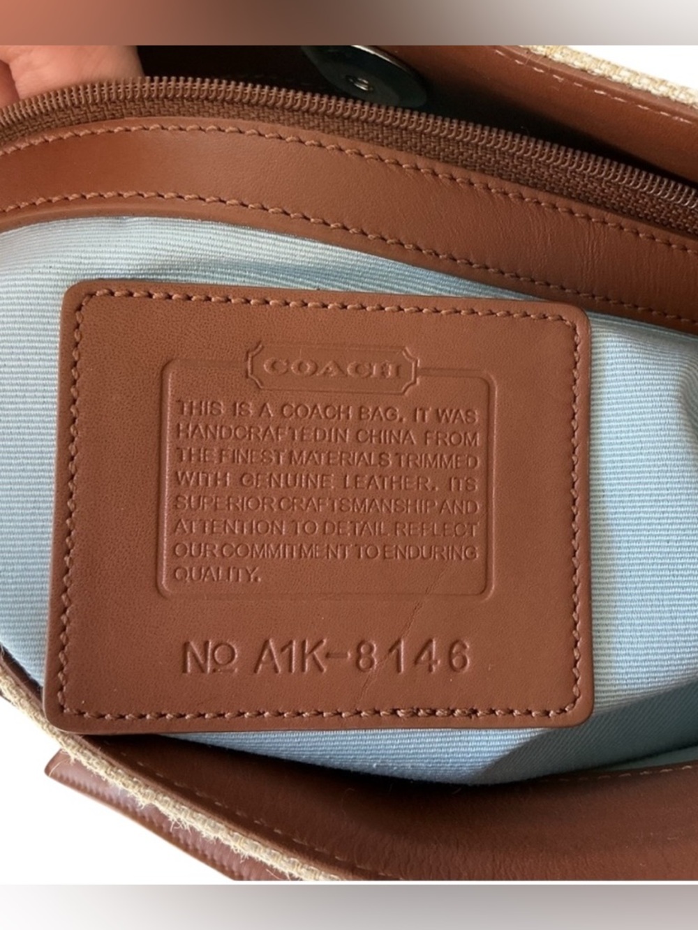 COACH Vintage Y2K Chocolate Brown Suede 2-Way Shoulder & Crossbody Bag CLEAN - Picture 9 of 10